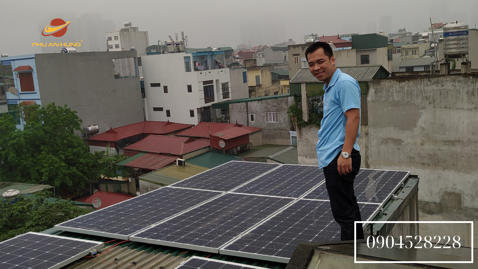 Dự án điện năng lượng mặt trời cho nhà dân công suất 3kw