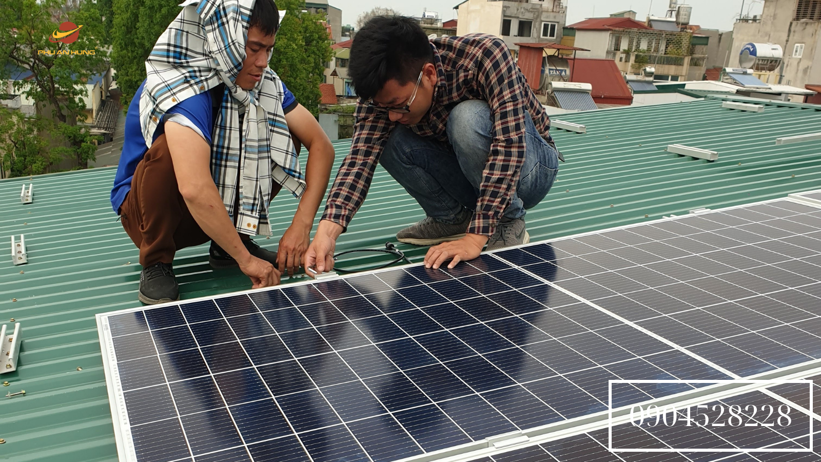 Dự án điện năng lượng mặt trời cho nhà dân 10kw